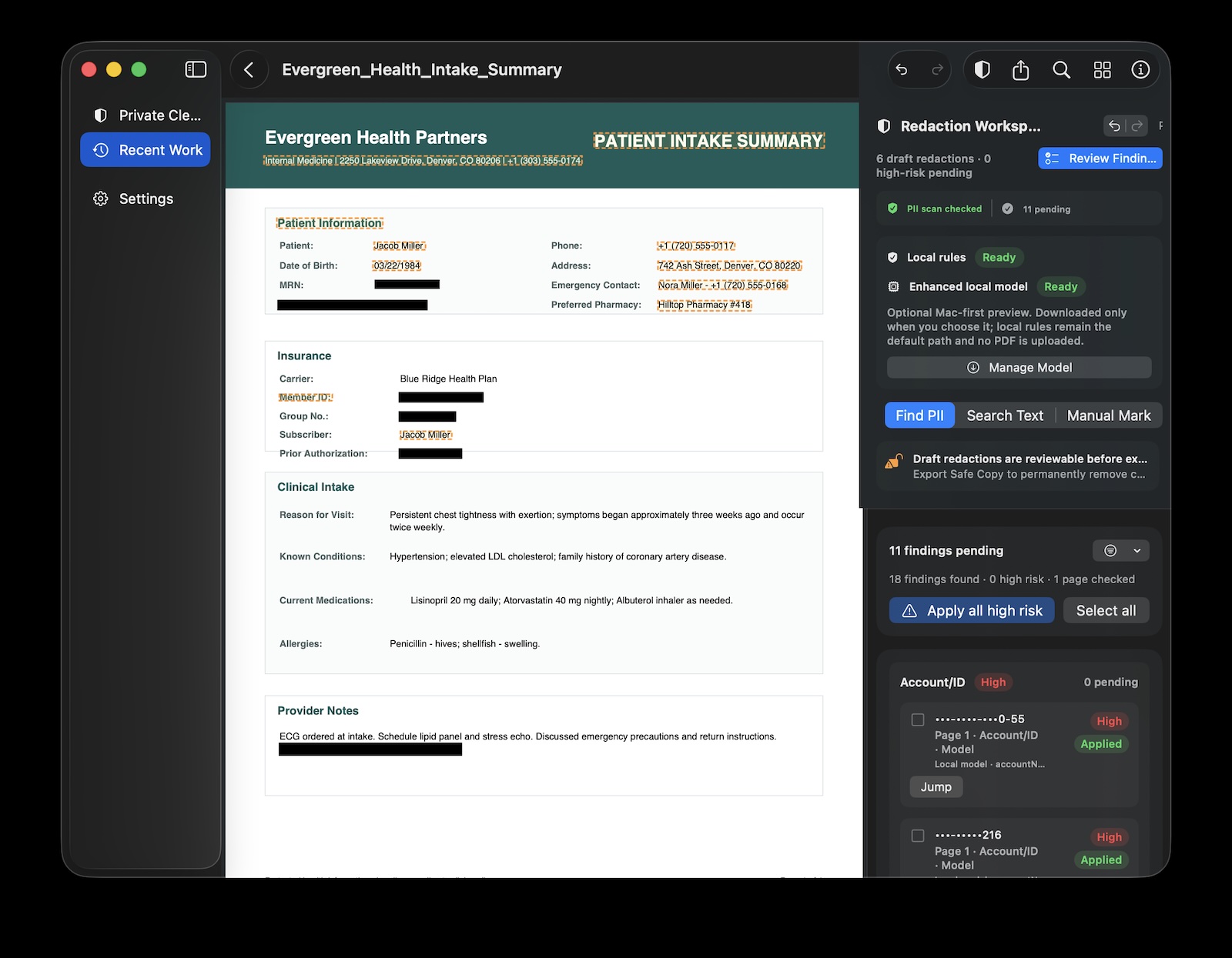 OfflinePDF Pro Mac batch cleanup tools for OCR, metadata scrub, and Safe Copy export